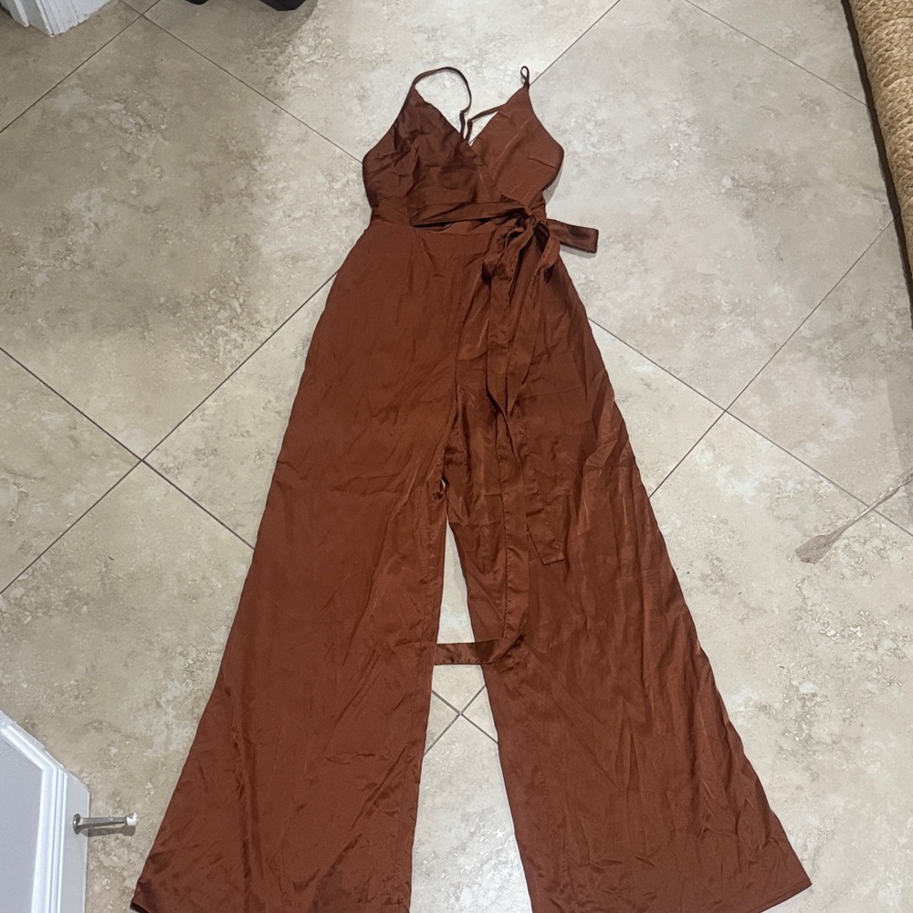 Forever 21 Chic Brown Jumpsuit